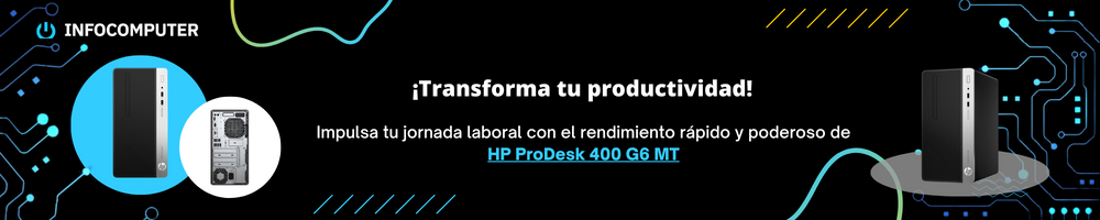 HP ProDesk 400 G6 MT Gestión de tareas empresariales simplificada